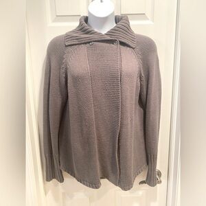 Croft & Barrow cardigan, grey, XL